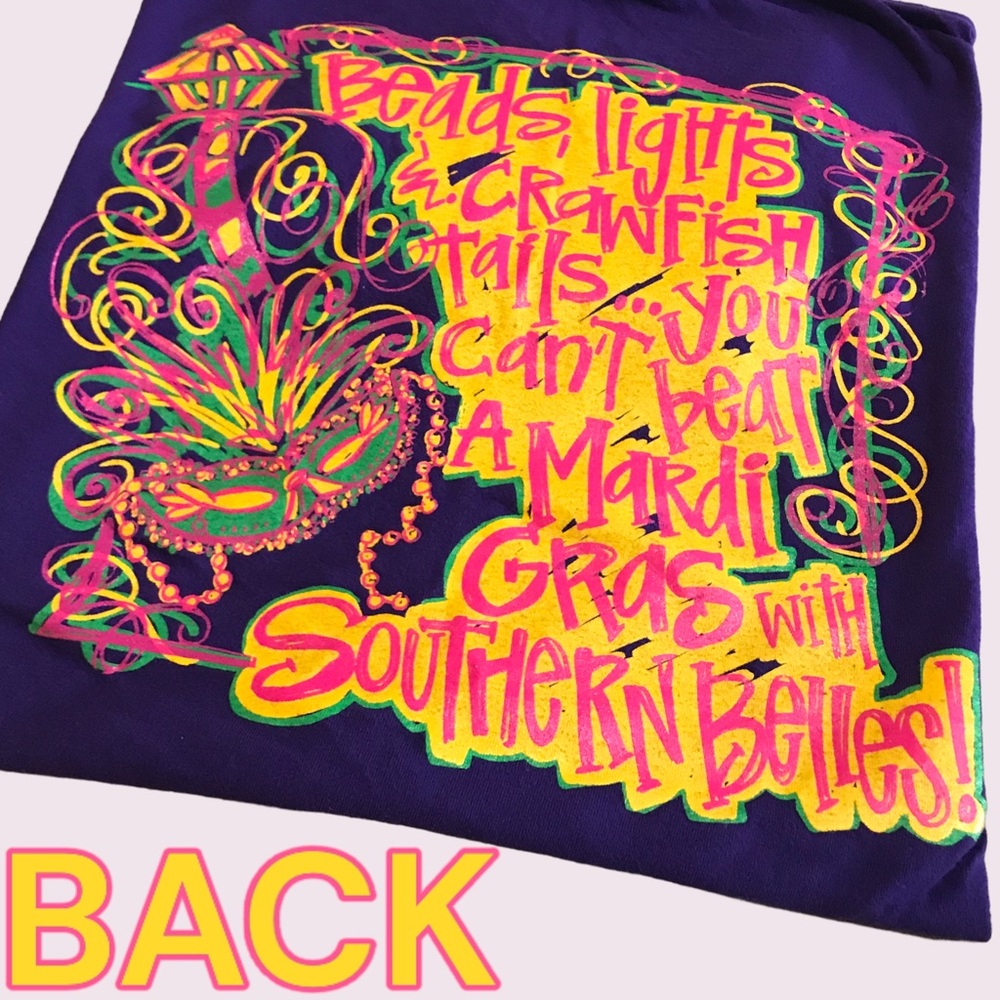 SOUTHERN BELLE Mardi Gras Long Sleeve Tee